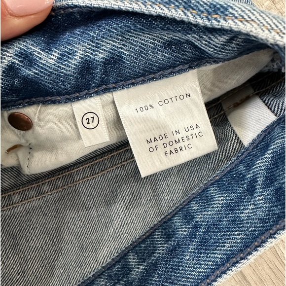 NWOT GRLFRND Karolina Ripped High Rise Straight Jeans in Ringo - Picture 8 of 10